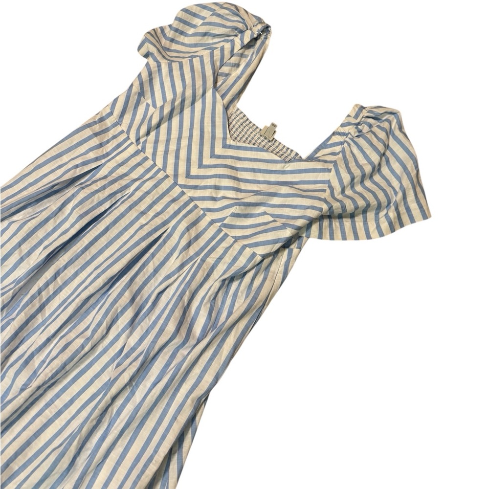 A New Day Blue and White Striped Maxi Dress - Picture 6 of 6